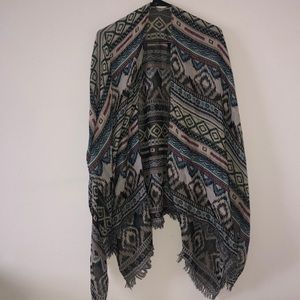 Cover up poncho top